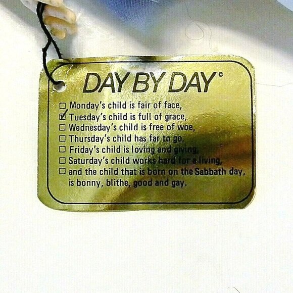 Effanbee "Day By Day" Tuesday Child Doll 1980 Vintage 11" Ballerina Original Tag - Picture 3 of 12